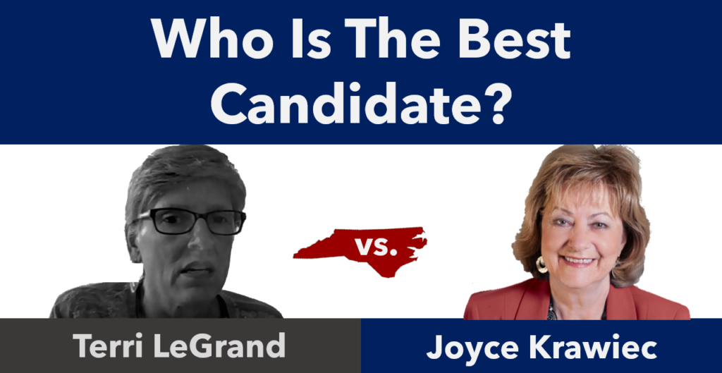 Comparison of Terri LeGrand and Joyce Krawiec. Who is the best candidate?